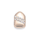 Rose gold 10 diamond single tooth