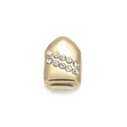 Gold 10 diamond single tooth