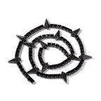 (Zircon) Gun Black Diamond / Necklace 18 inches (length 45cm)