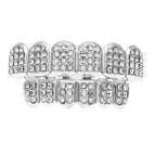 Silver, set (square and circle mixed diamonds)
