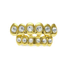 Golden Big Round Diamond Set