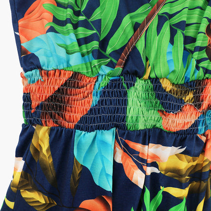 Hawaiian Beach Dress Summer Print Long Skirt Women's Dress