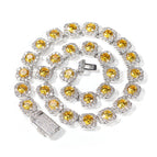 Silver Yellow Zirconia 16inch