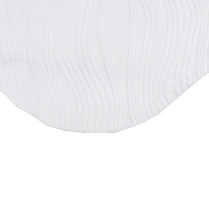Autumn & Winter long-sleeved U-neck water ripple slim fit top T-shirt
