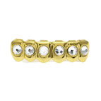 Golden round drill lower teeth