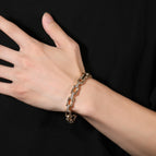 gold / 7Inch bracelet