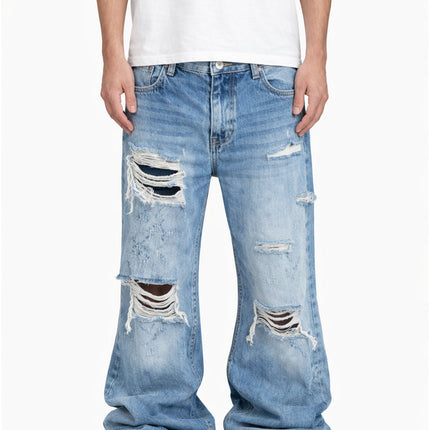 AZUL DESTRUCTION DENIM