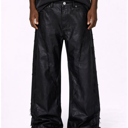 WIDEBOY WAXED FRAY DENIM