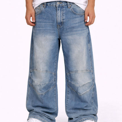 AZUL BAGGY BIKER DENIM