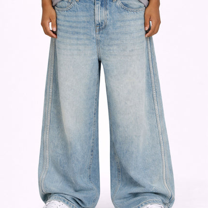 WIDEBOY STRIPED DENIM