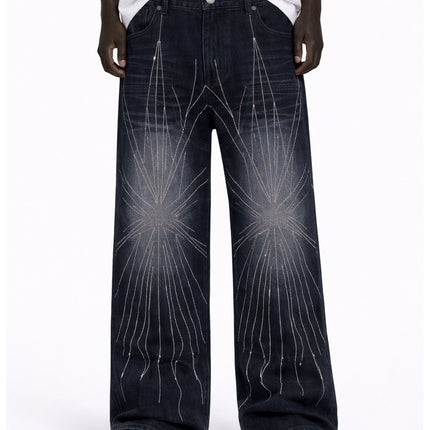 STAR RHINESTONE DENIM