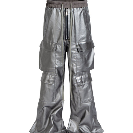 METTALIC FLOW CARGO PANTS (UNISEX)