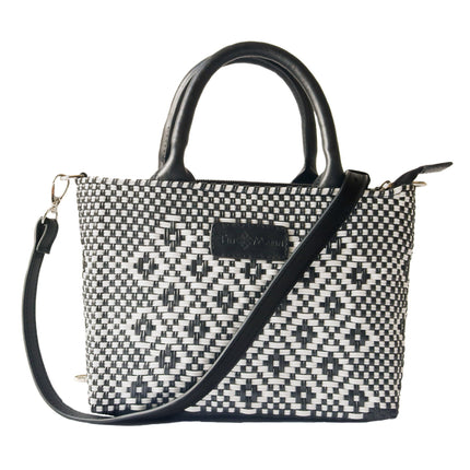 Panda Small Woven Crossbody Bag