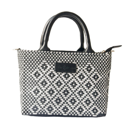 Panda Small Woven Crossbody Bag