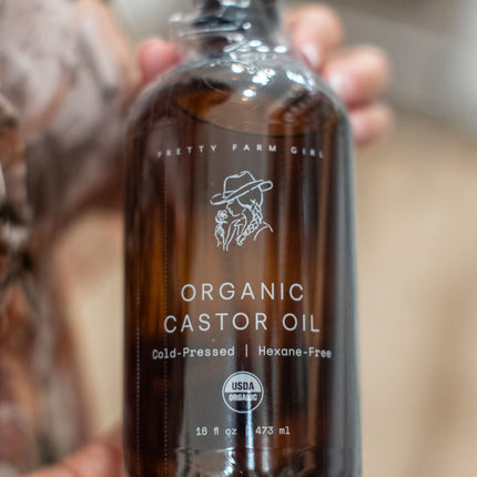 Pure Organic Cold Pressed Hexane-Free Castor Oil
