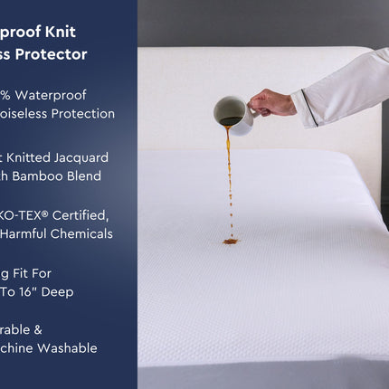 Waterproof Knit Mattress Protector