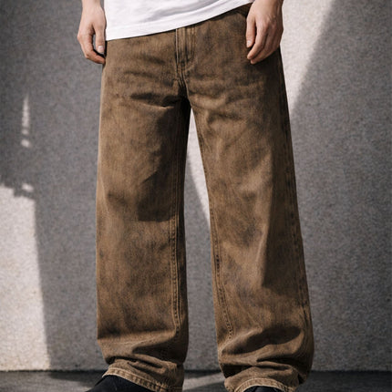 TAN RELAXED DENIM