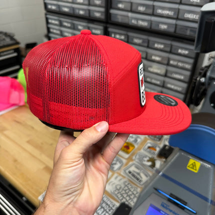 Red Flags Fuck Better | 7 Panel Canvas Patch Hat