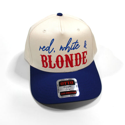 Red, White and Hair Color Snapback