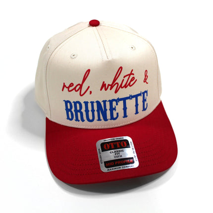 Red, White and Hair Color Snapback