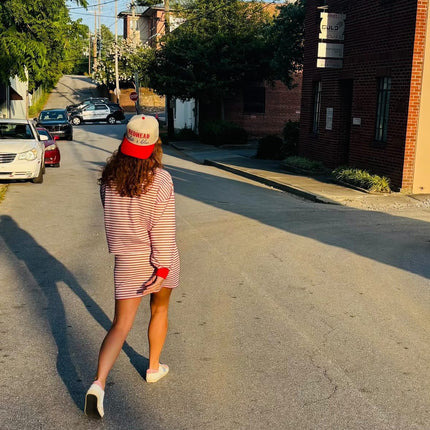 Red, White and Hair Color Snapback