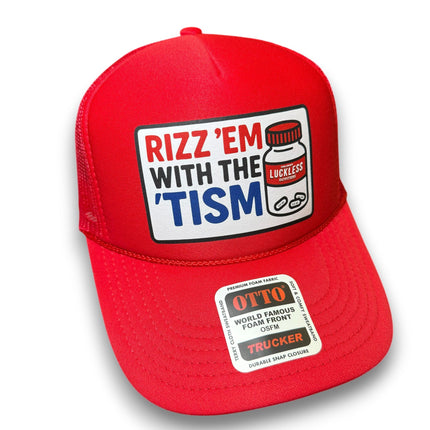 Rizz 'Em With The 'Tism Trucker Hat