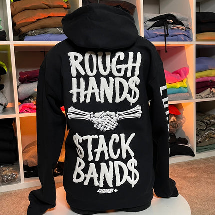 Rough Hands Stack Bands Hoodie