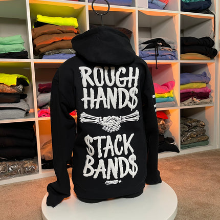 Rough Hands Stack Bands Hoodie