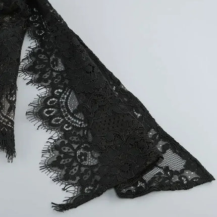 TARUXY Sexy Lace See-through Patchwork Corset Dress Female Bodycon Elegant Party MIrrgualr Mini Dress Women Tube Top Dress New