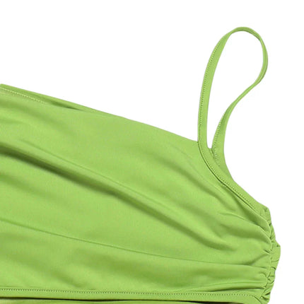 Summer Beach Casual Sexy Hollow Backless Tie Up Slip Dress