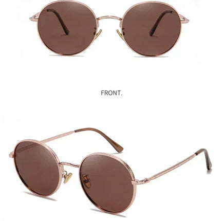 Steampunk Round Polarized Sunglasses With Prescription Women Men UV400 Anti-glare Myopia Sun Glasses Power 0 -0.5 -0.75 To -6.0