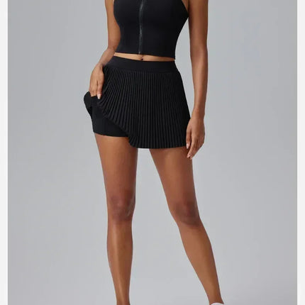 Floral Discount Sports Skirt for Women Quick-drying Badminton Tennis Trousers Skirt Fitness Half-body Pleated Skirt Shorts