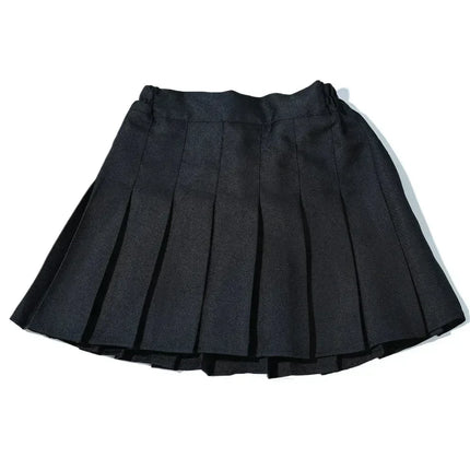 Summer Girl Pleated Skirt Children Summer Skirt Girls Mini Skirts Vintage Pleated Skirt 3-13Y Junior Girls Ruched Cullottes