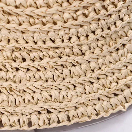 2022 sun protection women's beach hat Bucket hat women's cap 2022 Balaclava rafia sun hat visor hat straw hat panama for girls