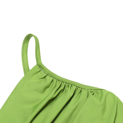 Summer Beach Casual Sexy Hollow Backless Tie Up Slip Dress