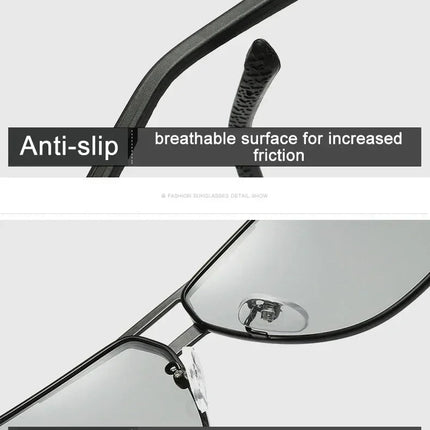 2024 UV400 Polarized Sunglasses Men Women Outdoor Discoloration Eyewear Men Trendy Photochromic Night Vision Sun Glasses