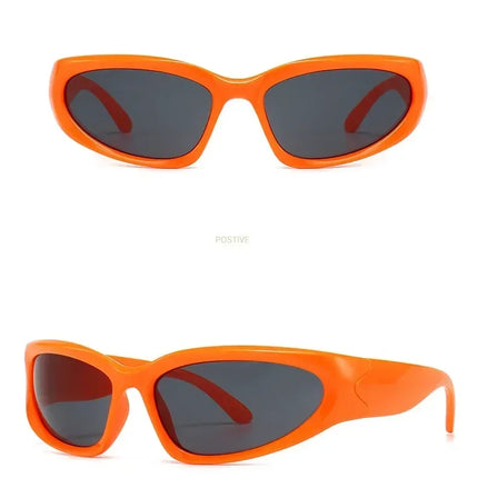 Unique Y2K Designer Luxury Sunglasses Women Rectangle Big Frame Sun Glasses For Men Outdoor UV Protection Classic 2000S Black Sh
