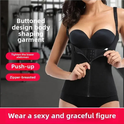Ladies Lingerie Hree Row Buckle Zipper Bodice Women's Corset Put Away Abdomen Appearing Thin  Breathable Comfortable Lingerie