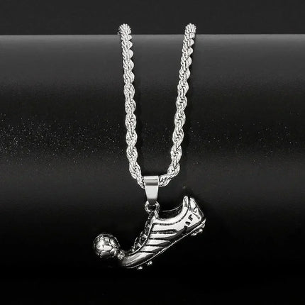 Men Hip Hop Full Rhinestone King Queen Pendants Necklaces Bling Bling Iced Out Cuban Link Chain Hiphop Necklace Men Jewelry Gift