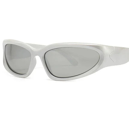 Unique Y2K Designer Luxury Sunglasses Women Rectangle Big Frame Sun Glasses For Men Outdoor UV Protection Classic 2000S Black Sh