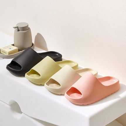 Women Men Sandals Casual Beach Shoes Soft Bottom Slides Thick Platform EVA Anti-Slip Slipper
