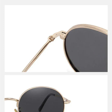 Steampunk Round Polarized Sunglasses With Prescription Women Men UV400 Anti-glare Myopia Sun Glasses Power 0 -0.5 -0.75 To -6.0