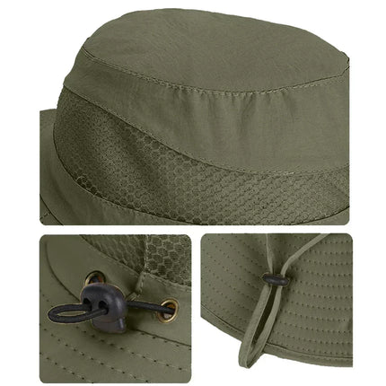 Outdoor Camping Fishing Hiking Sunscreen Fisherman Hat Solar Fan Cap Portable Solar Charging Cap With Fan For Unisex