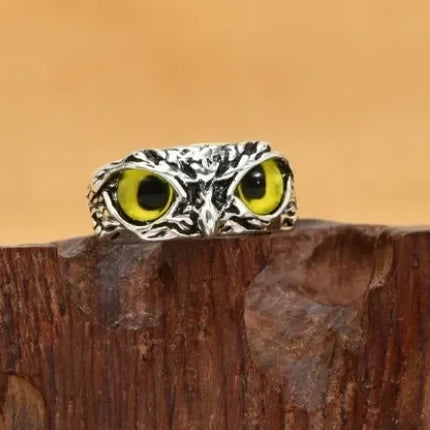 Fashion Charm Vintage Owl Ring for Men Women Cute Animals Owl Youth Gothic Rings Jewelry Accessories Gifts