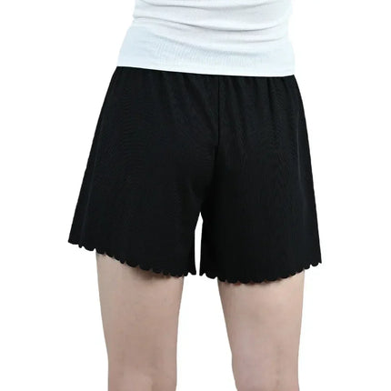 1pcs Women's Summer Thin Ice Silk Safety Pants Woman Shorts Female Loose L-7XL shorts plus Size Ice Silk Safe Pants Pajama