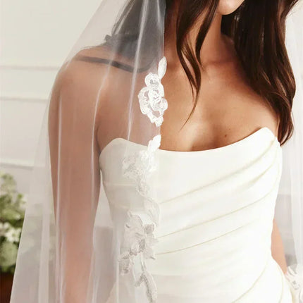 Maternity Mermaid Wedding Dress | Silk Satin Gown -femstylo