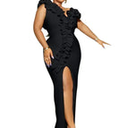 black dress / XL