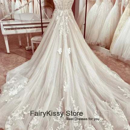 Sexy See-Through Wedding Dress - Exposed Boning Backless Gown | Femstylo