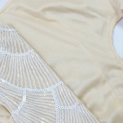 New Sequin Hollow Out Spaghetti Strap Backless Mermaid Long Dresses Women Elegant Celebrity Party Evening Wedding Bodycon Gowns