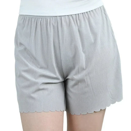 1pcs Women's Summer Thin Ice Silk Safety Pants Woman Shorts Female Loose L-7XL shorts plus Size Ice Silk Safe Pants Pajama